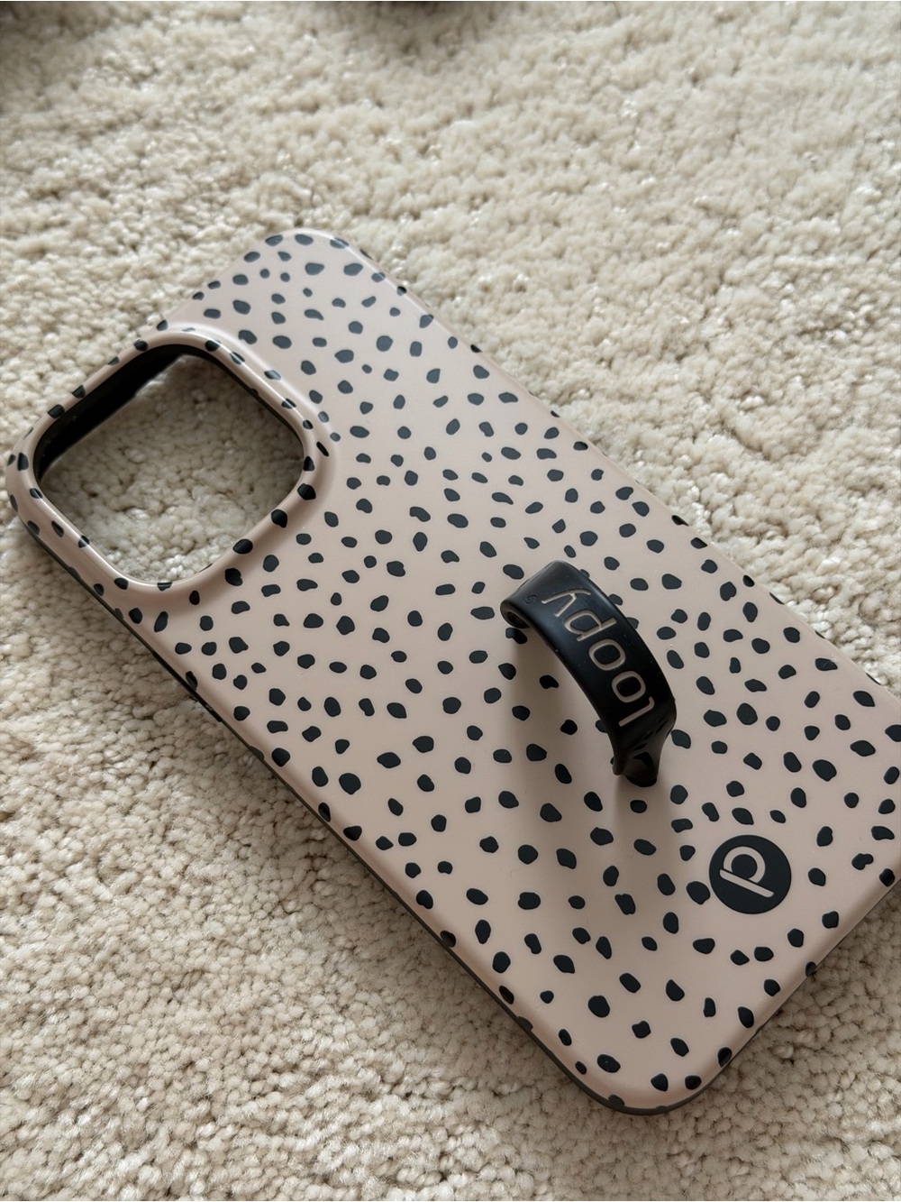 Loopy iPhone 14 Pro Max - Mocha Dots
